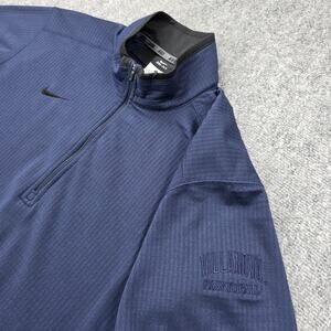 Villanova Wildcats Pullover Mens Large Blue 1/4 Zip NCAA Basketball Nike Dri Fit